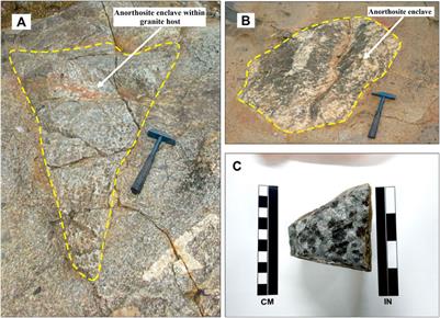 Nature and origin of anorthosite enclaves within Proterozoic granite of Chotanagpur Granite Gneiss Complex of Eastern India